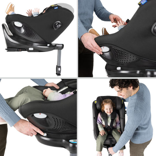 Graco Turn2me Dlx Καθισματάκι Αυτοκινήτου i-Size με Isofix Midnight