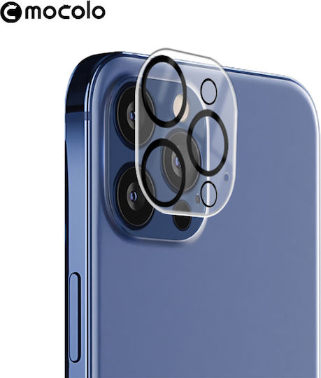 Mocolo Camera Lens Tempered Glass Προστασία Κάμερας Tempered Glass Μαύρο για το iPhone 12 Pro