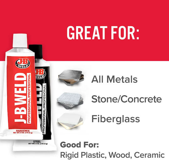 Епоксидна Клей 2 Компоненти J-B WELD™ TWIN TUBE - 10 OZ Тъмно Сив 284гр