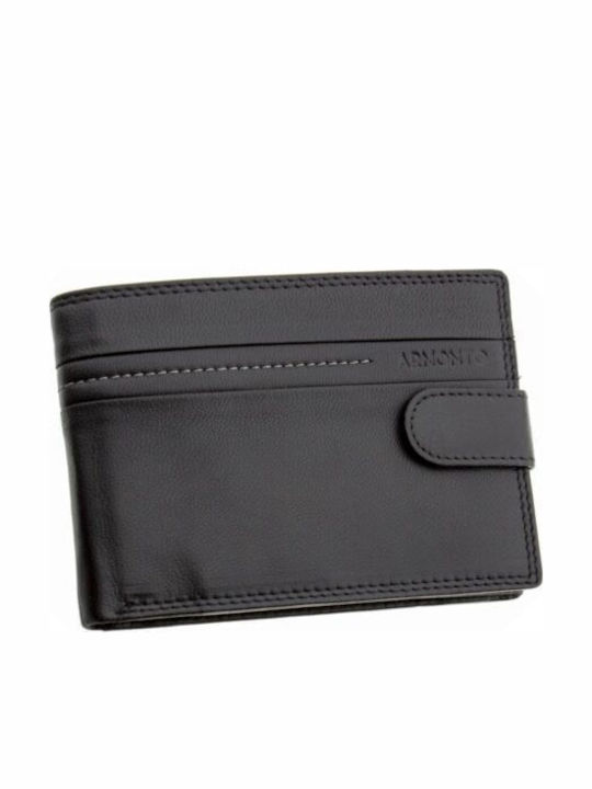 Leder Herren Geldbörse Klassisch mit RFID Schwarz