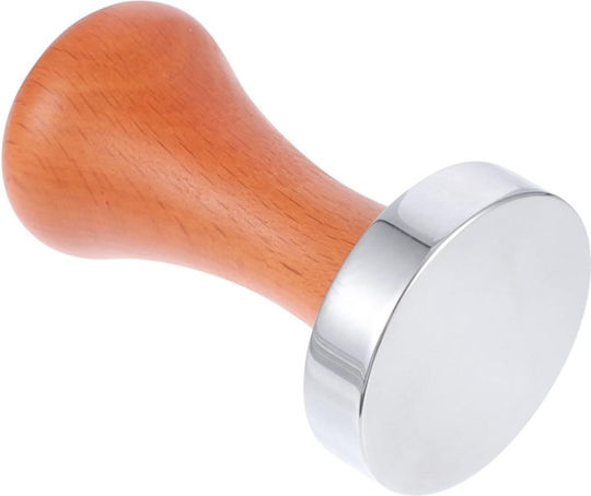 Coffee Tamper Zola Stainless Steel 51 Mm Height 86 Mm Wooden Handle