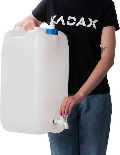 Recipient pentru apă Kadax, rezervor chiuvetă, distribuitor de lichid de săpun 30l cu robinet