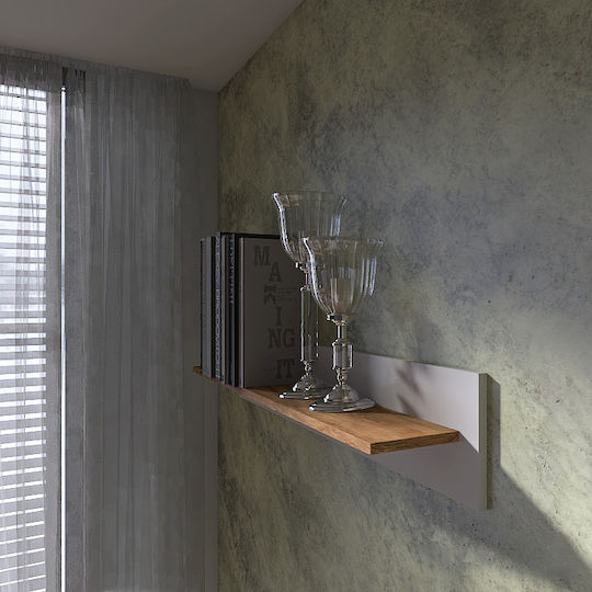 Nordic Wall Shelf Gold 100x18x20cm