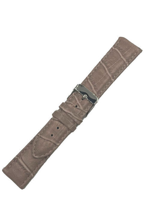 ByLeather Δερμάτινο Λουράκι Μπεζ 24mm