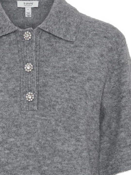 Women's Sweater Grey - Mid Grey Melange