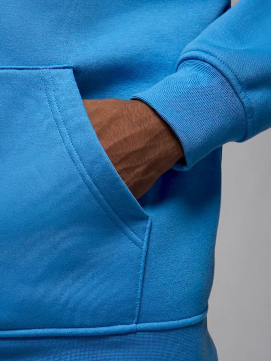 Sweatshirt Fleece with Hood Blue