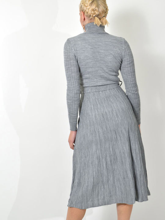 Potre Knitted Dress All Day Gray