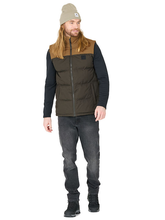 Без Ръкав Puffer Кафяв