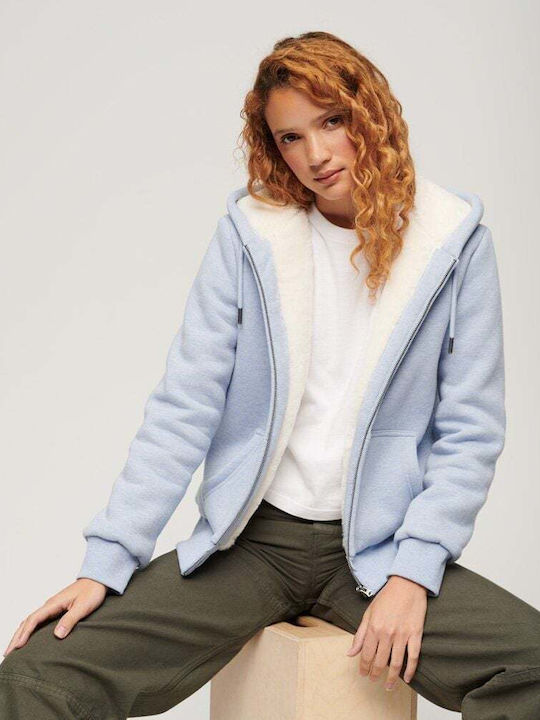 D2 Ovin Women's Sweatshirt Jacket Hooded Blue