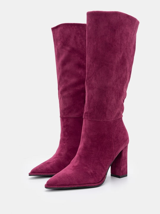 Cizme dama Burgundy