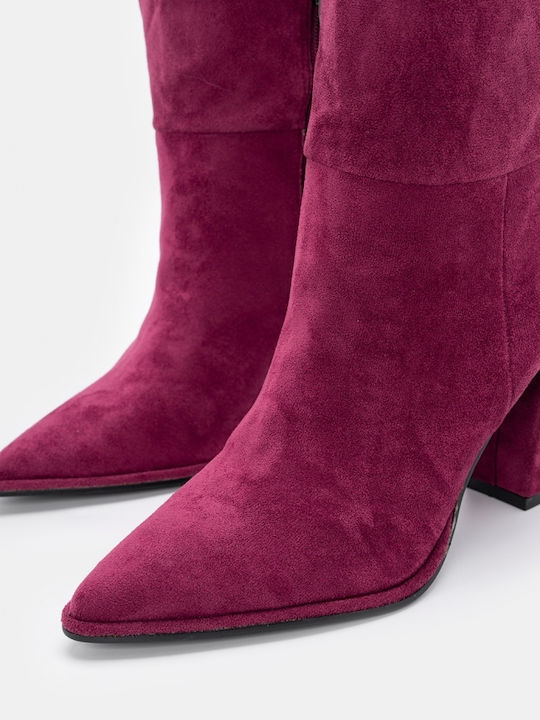 Cizme dama Burgundy
