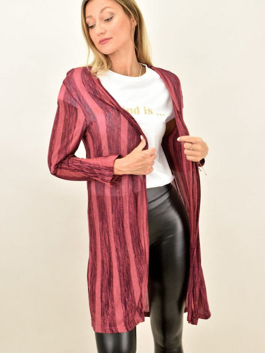 Light Burgundy Cardigan 32