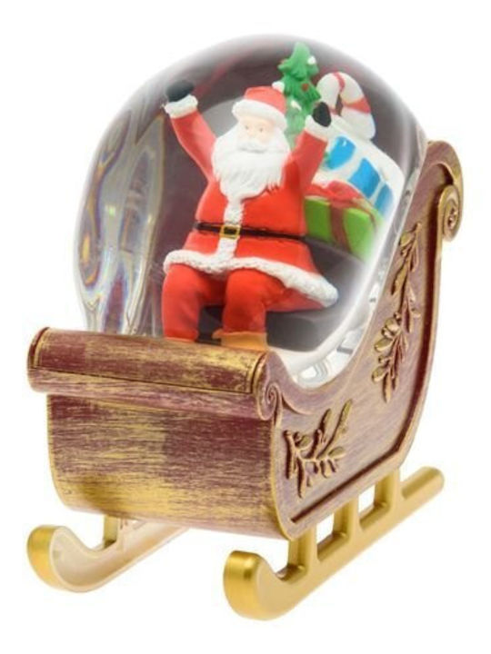 Leuchtender Dekorativer Weihnachtsmann Rot 18x17.5x10cm