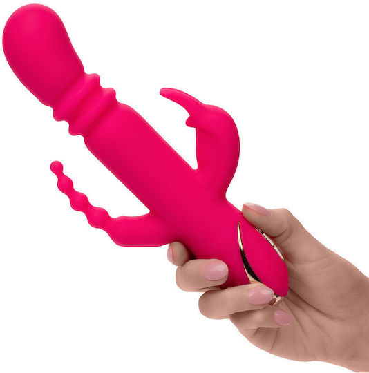 Calexotics Jack Δονητής Rabbit με Remote Control Ροζ