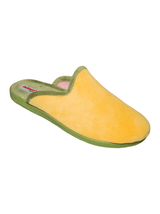 Adam's Shoes Anatomical Women's Slippers in Yellow color