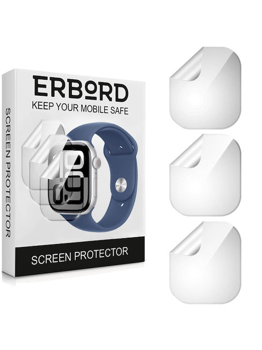 3x Erbord Хидрогел Филм Apple Watch 10 46mm