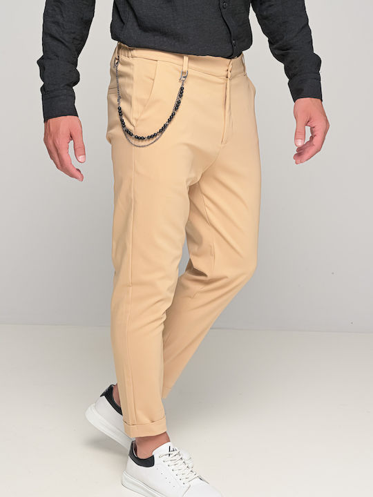 Ben Tailor Kowalski Pantaloni Chino cu Croială Normală Beige