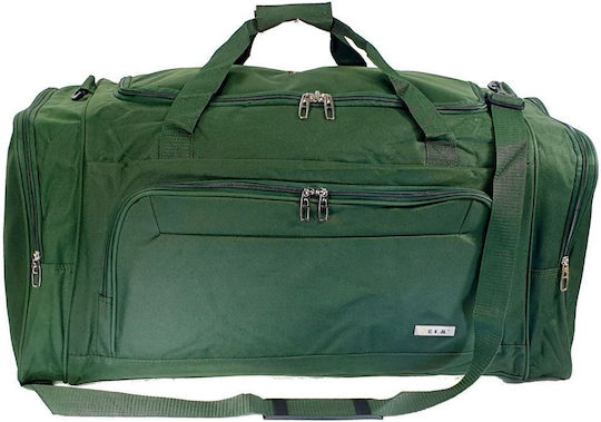 RCM Geantă de voiaj 71lt Verde Textil L70xW32xH32cm