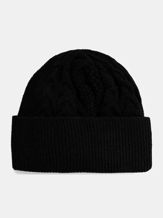Beanie Beanie Knitted in Black color