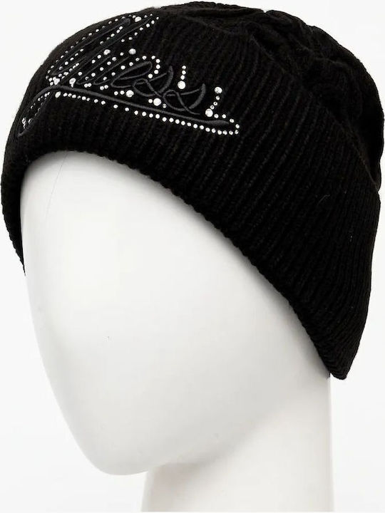 Beanie Beanie Knitted in Black color