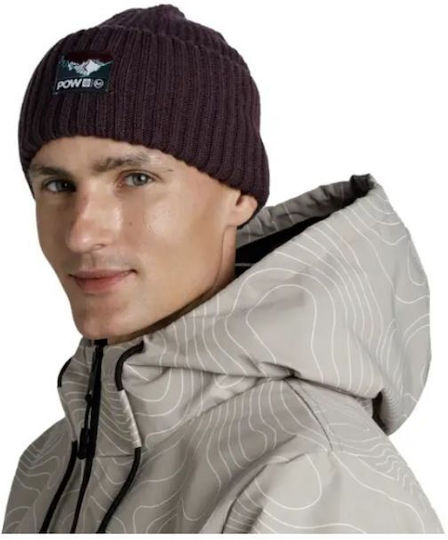 Rutger Beanie Unisex Beanie Knitted in Purple color
