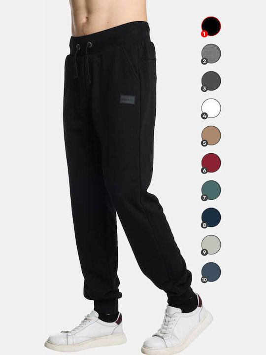 Sweatpants with Elastic Black