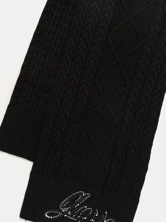 Women's Wool Scarf Black
