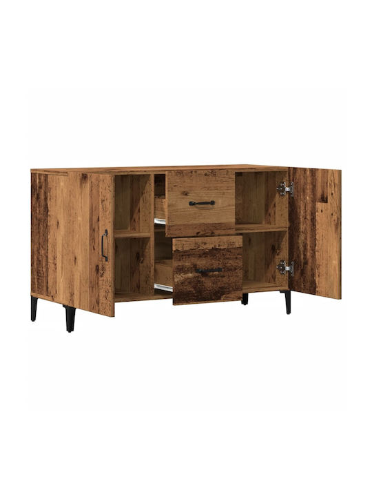 Sideboard Wooden with Drawers Coffee 100x36x60cm