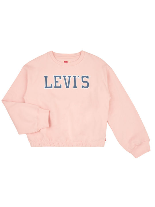 Levi's Kids Sweatshirt Pink Crew