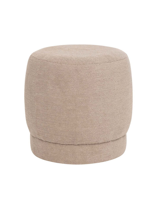 Stool For Living Room Upholstered with Fabric A-s Amea Taupe 39x39x40cm