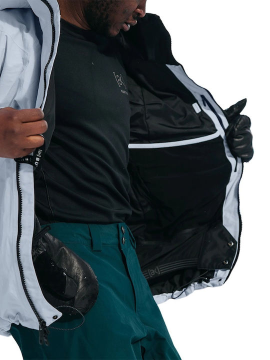 Burton Ak Cyclic 10002111021 Ανδρικό Μπουφάν Gore-Tex για Σκι & Snowboard Γκρι