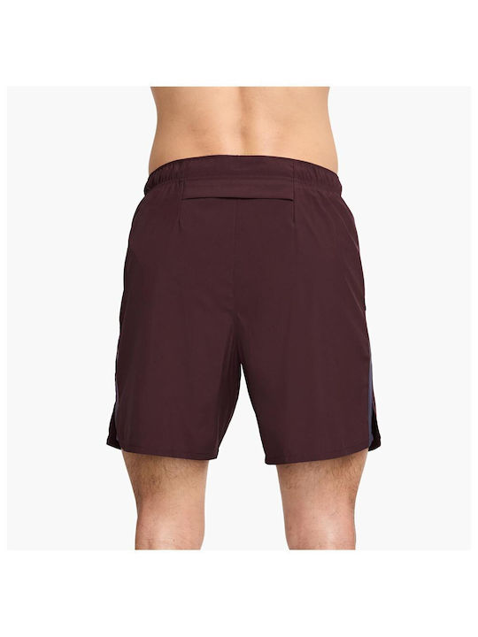 Nike Challenger Men's Athletic Shorts Dri-Fit Burgundy