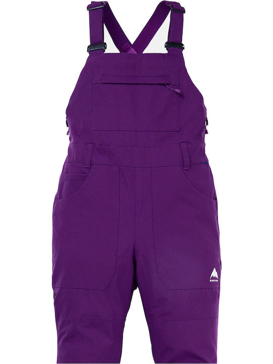 Burton 2l Stretch 17143108502 Women's Dungarees for Ski & Snowboard Purple