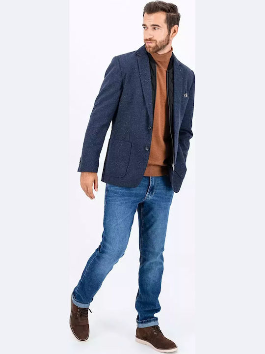 Men's Winter Suit Jacket Regular Fit Navy