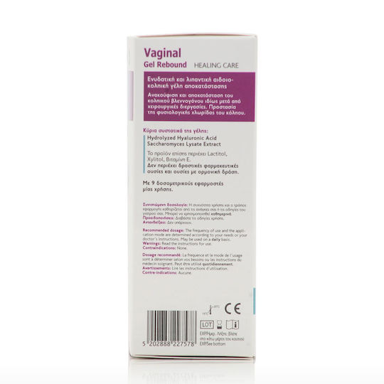 Frezyderm Vaginal Gel Rebound Healing Αιδοιοκολπική Γέλη Αποκατάστασης 50g