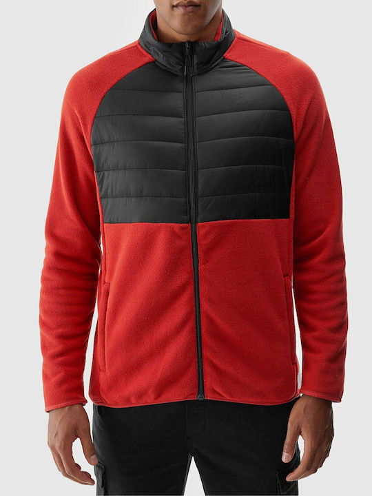 Herren Fleecejacke Red