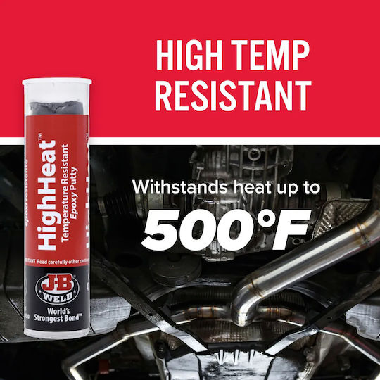 J-B Weld HighHeat Epoxidkitt Zweikomponenten-Epoxidkleber 57g Grau