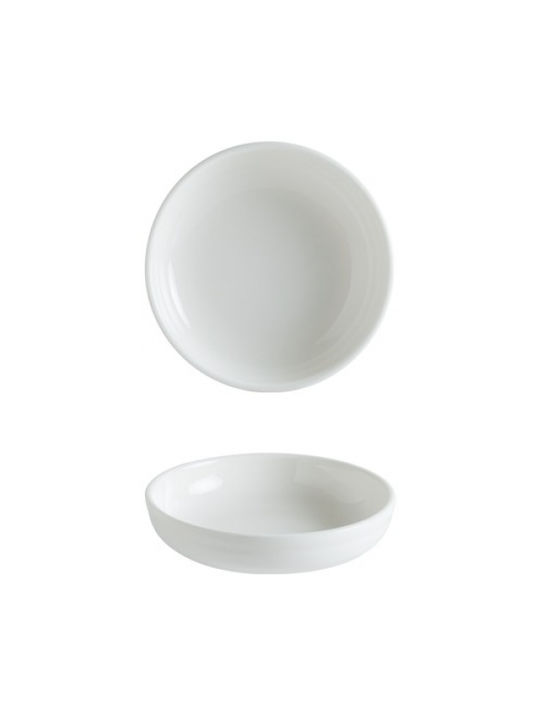 Bonna Pott Serving Bowl Round made of Porcelain White 12pcs