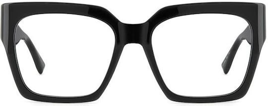 Dsquared2 Plastic Eyeglass Frame Black D2 0151/G 807