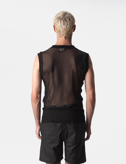 Barcode Berlin Sexy Ανδρικό Top Μαύρο 3019-5064