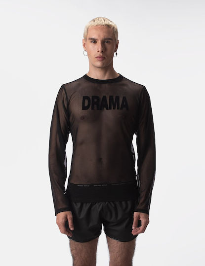 Barcode Berlin Sexy Ανδρικό Top Μαύρο 3019-5066