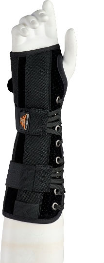 Medical Brace Wrist Splint 26cm Right Side Black MB.3026/R