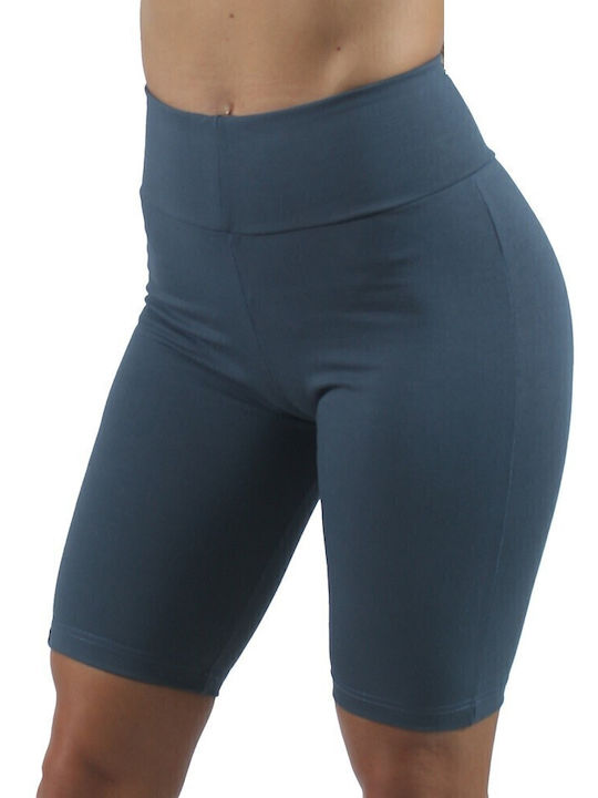 Women's Training Legging Shorts High Waisted GREY DUST