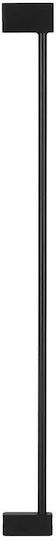 Safety Gate Stairs Adjustable Wooden Steel Frame 82-89cm Black Brown