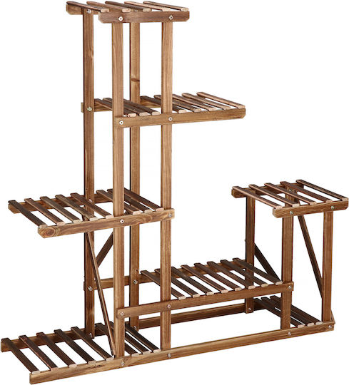 Blumenständer aus Holz mit 6 Regalen Ga176 95cm