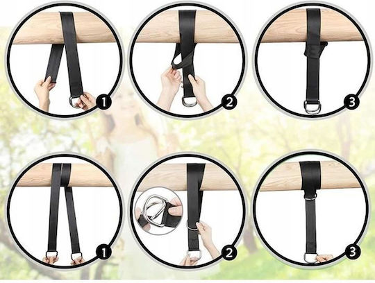 Hammock Swing Mounting Set 5 Pieces Load Capacity 1000 Kg
