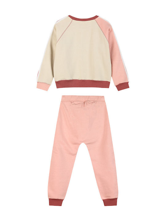 Energiers Kids Sweatpants Set Dusty Pink