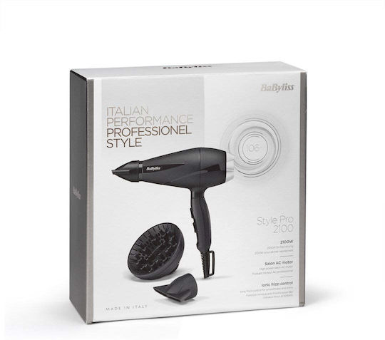 Babyliss Ionic Uscător de Păr Turbo cu Difuzor 2100W
