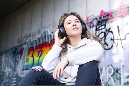 HAMA Fără fir / Cu fir Over Ear Căști cu 18 ore de Funcționare Negre
