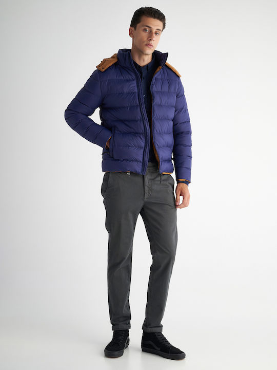 Staff Winter Jacke Puffer Blue